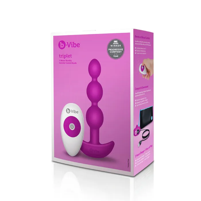 BVibe Vibrators Palline Anali Triplet Fuxia BVibe 92740