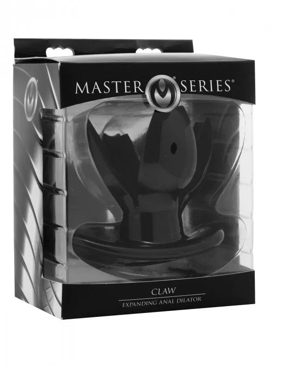 Master Series Male Sex Toys | Master Series - Claw - Spreidende Buttplug - Zwart