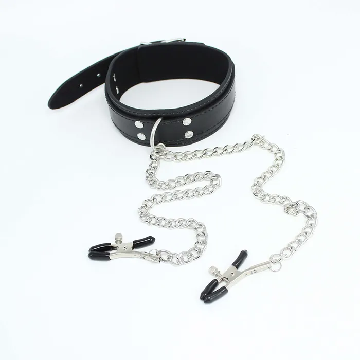 Vibrators | Smart Moves Smart Moves - Collar met Tepelklemmen - Zwart Vibrators | Smart Moves Smart Moves - Collar met Tepelklemmen - Zwart