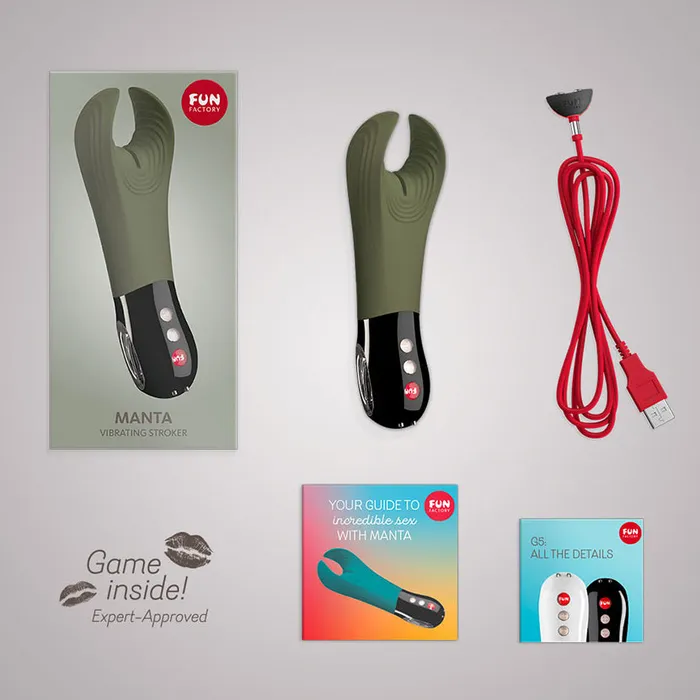 Fun Factory Manta - Moss Green | Fun Factory Vibrators