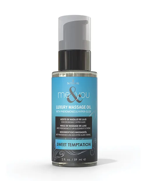Couples Sensuva Valencia Naturals Sensuva Me You Massage Oil 2 oz Sweet Temptation