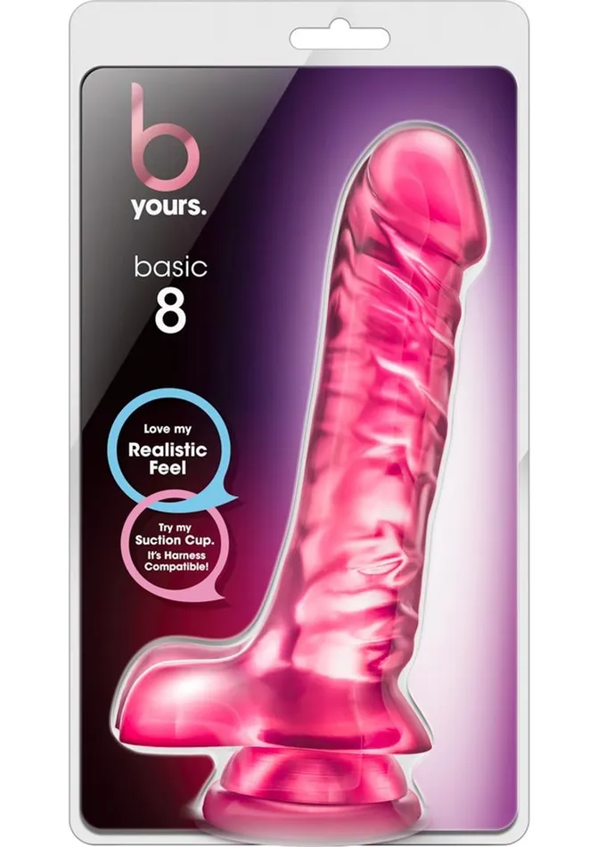 Female Sex Toys B Yours B Yours Basic 8 Dildo with Balls