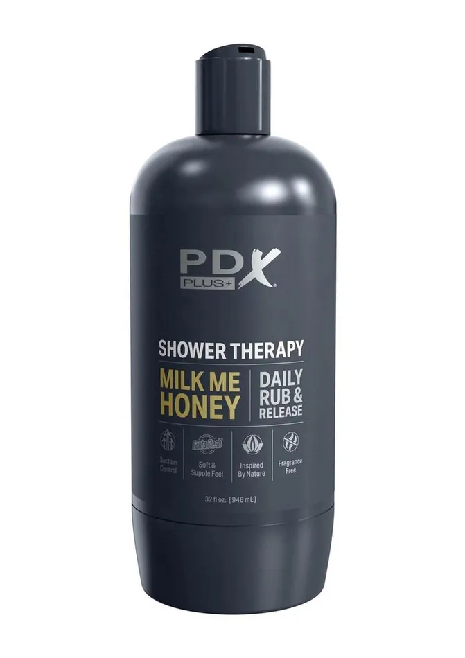 Male Sex Toys PDX Plus Pdx Plus Shower Therapy Milk Me Honey Discreet Stroker