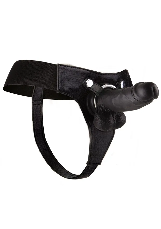 Shots Ouch Anal Realistic 8 Inch StrapOn Black