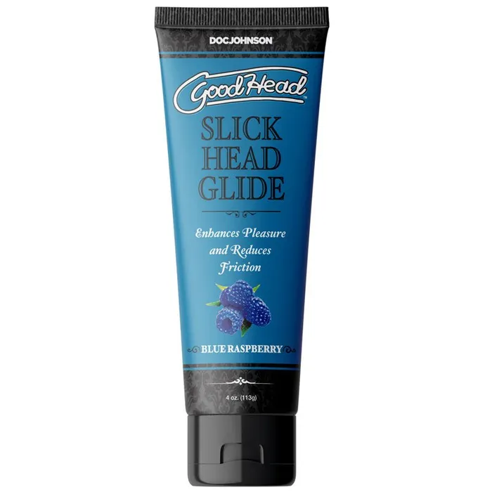 Vibrators Doc Johnson GoodHead Slick Head Glide Blue Raspberry Blue Raspberry Flavoured Lubricant 120 ml Tube Vibrators Doc Johnson GoodHead Slick Head Glide Blue Raspberry Blue Raspberry Flavoured Lubricant 120 ml Tube