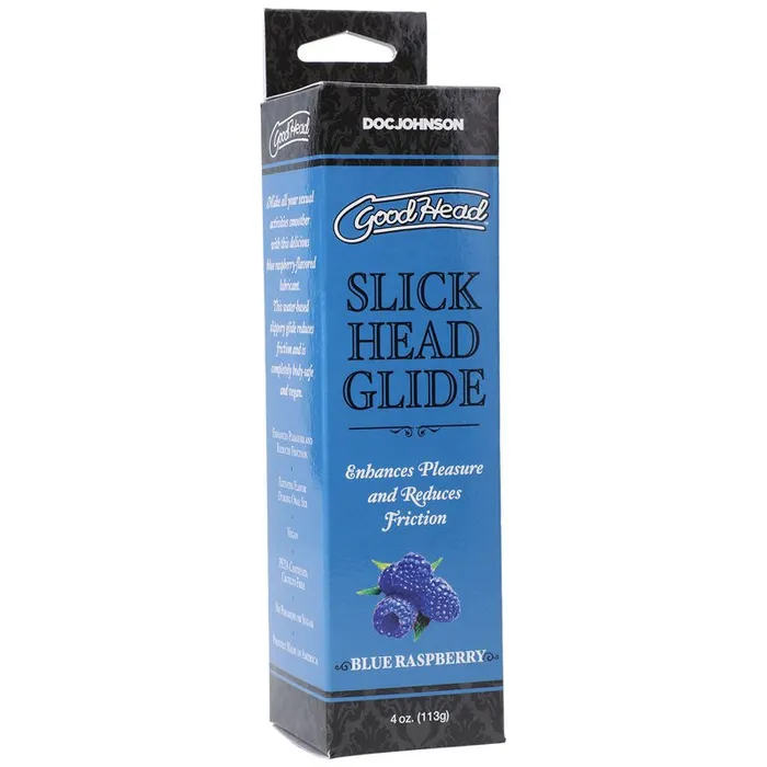 Vibrators Doc Johnson GoodHead Slick Head Glide Blue Raspberry Blue Raspberry Flavoured Lubricant 120 ml Tube Vibrators Doc Johnson GoodHead Slick Head Glide Blue Raspberry Blue Raspberry Flavoured Lubricant 120 ml Tube