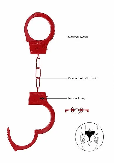 Beginners Handcuffs Red SHOTS AMERICA Vibrators