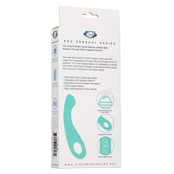 Cloud 9 Novelties Vibrators Cloud 9 Pro Sensual Roller Ball G Turbo Teal Cloud 9 Novelties Vibrators Cloud 9 Pro Sensual Roller Ball G Turbo Teal