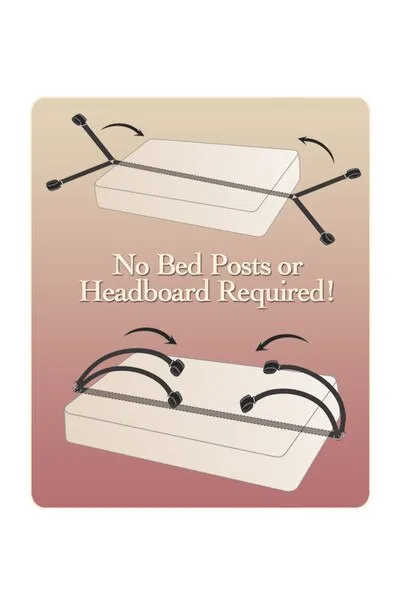 FETISH FANTASY Couples Fetish Fantasy Bed Bindings Kit