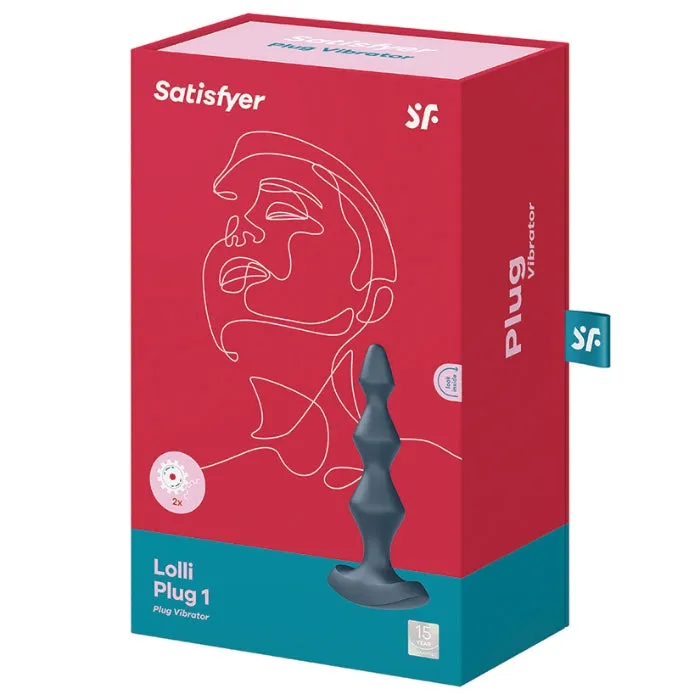 HOL Satisfyer Lolli Anal Plug Vibrator Slate Anal