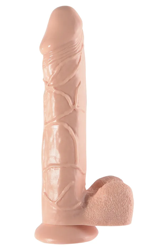 Pipedream Basix Rubber Works 12 Inch Mega Dildo Flesh Dildos
