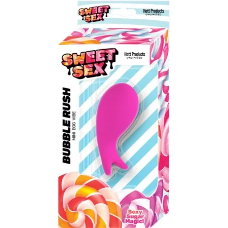 Vibrators HOTT Products Sweet Sex Bunny Rush Play Vibe in Magenta