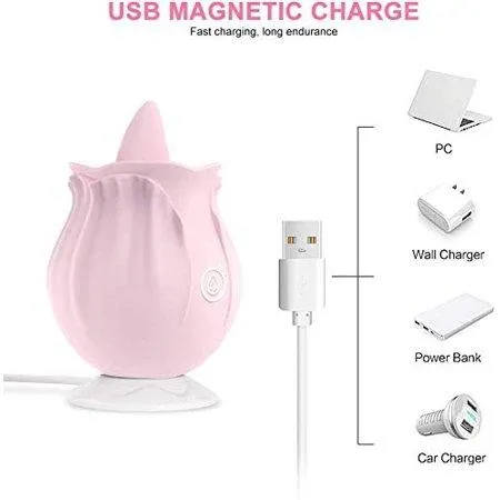 3ZToyBox Vibrators Rose Tongue