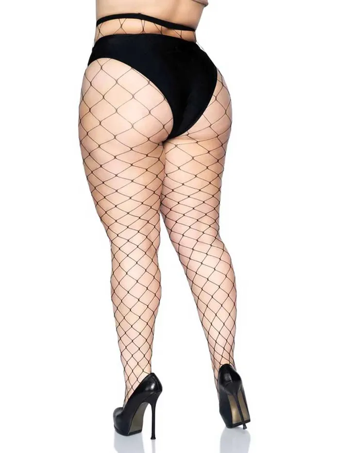 Leg Avenue Anal Fence Net Pantyhose Queen Black Leg Avenue Anal Fence Net Pantyhose Queen Black