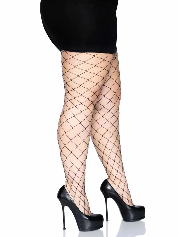 Leg Avenue Anal Fence Net Pantyhose Queen Black Leg Avenue Anal Fence Net Pantyhose Queen Black