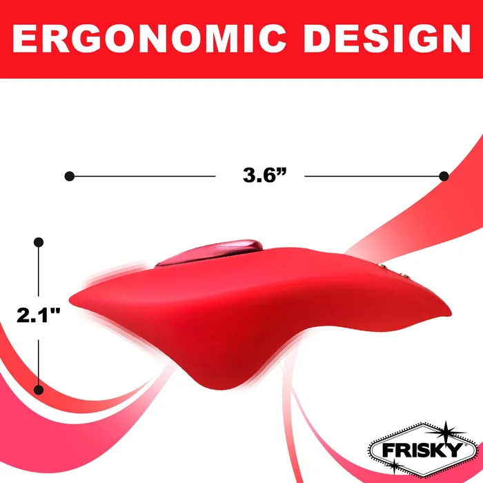 XR Brands Frisky Female Sex Toys Love Connection Silicone Panty Vibe With Remote Control Red XR Brands Frisky Female Sex Toys Love Connection Silicone Panty Vibe With Remote Control Red