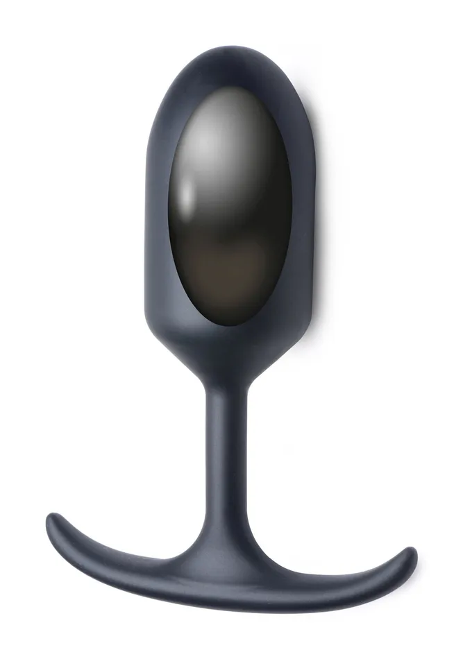 XR Brands Heavy Hitters Male Sex Toys Premium Silicone Weighted Anal Plug Medium