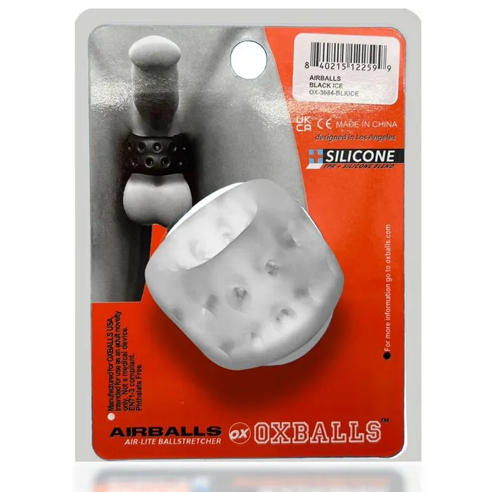 Anal OxBalls Airballs AirLite Ballstretcher Clear Ice