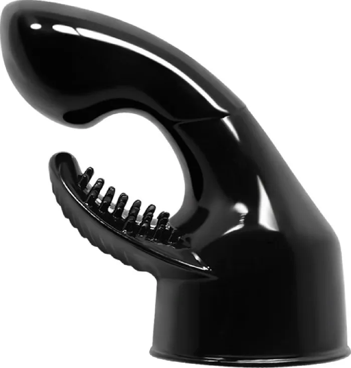 Vibrators Pretty Love Dual Stimulation Wand Massager Head Black
