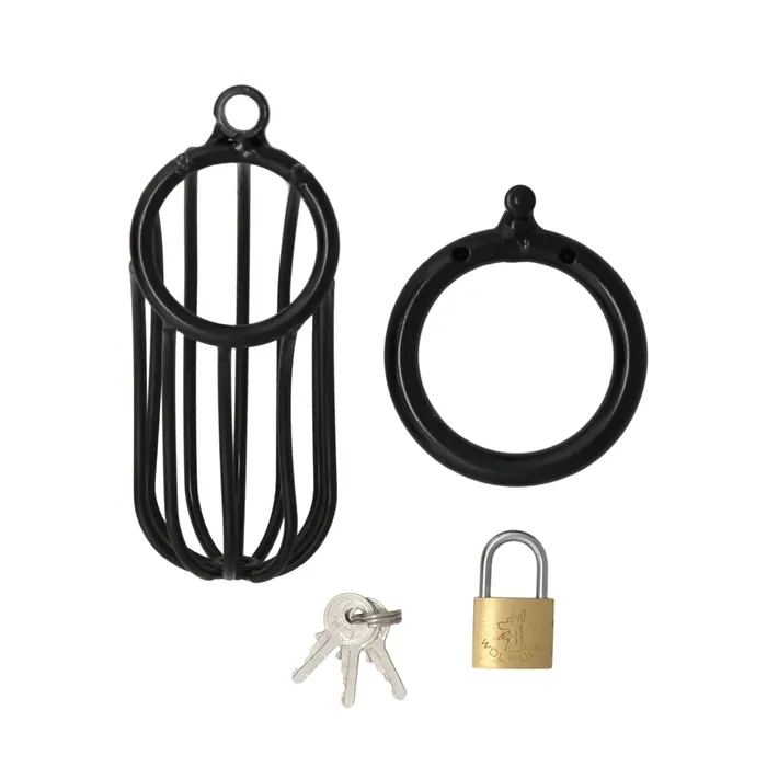 Male Sex Toys 53X Black Bird Chastity Cock Cage