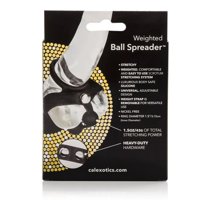 Anal California Exotic Novelties Weighted Ball Spreader Black