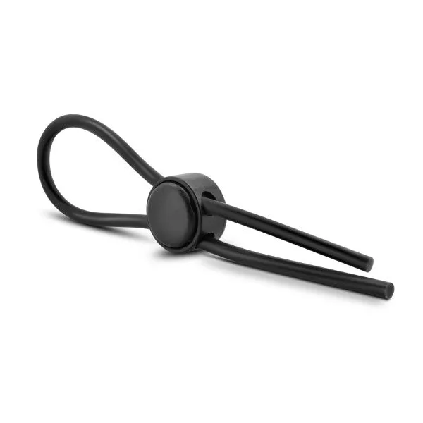 Blush Novelties Male Sex Toys Stay Hard Silicone Loop Cock Ring Black