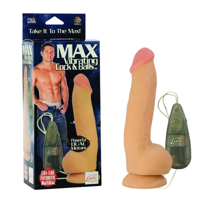 Dildos California Exotic Novelties Max Vibrating Cock Balls