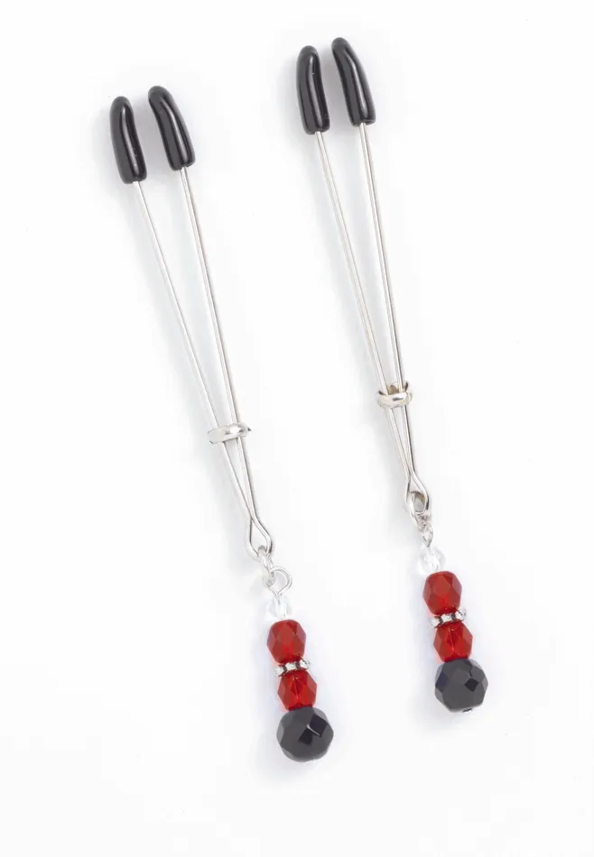 Male Sex Toys Adj Clamp WRed Beads Spartacus