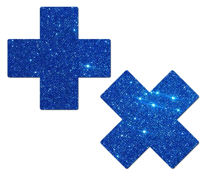 Male Sex Toys Pastease Plus X Glitter Sapphire Cross