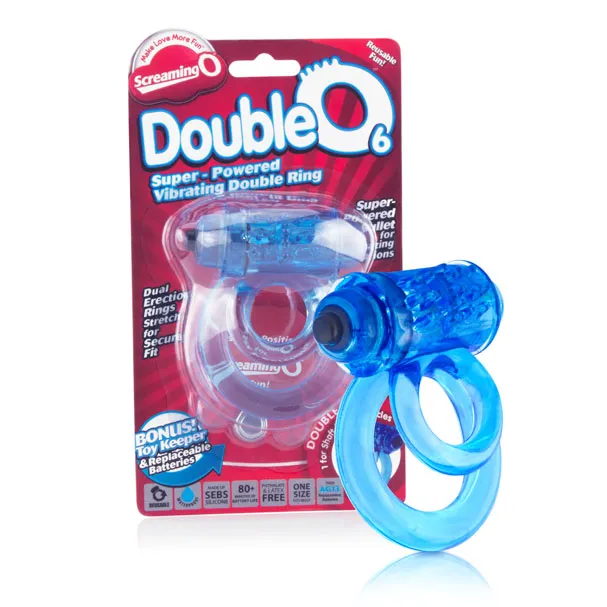 Screaming O Vibrators Screaming O Double O 6 Blue