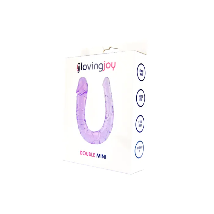 Dildos Loving Joy Loving Joy Double Mini Dildo Purple