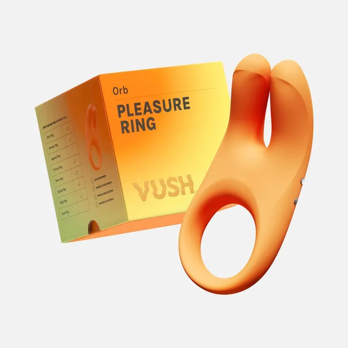 Orb Vibrating Pleasure CRing Vush Male Sex Toys