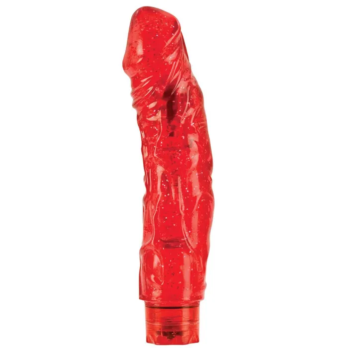 California Exotics Love Vibes Big Boy Lover Glitter Jelly Vibe Vibrators