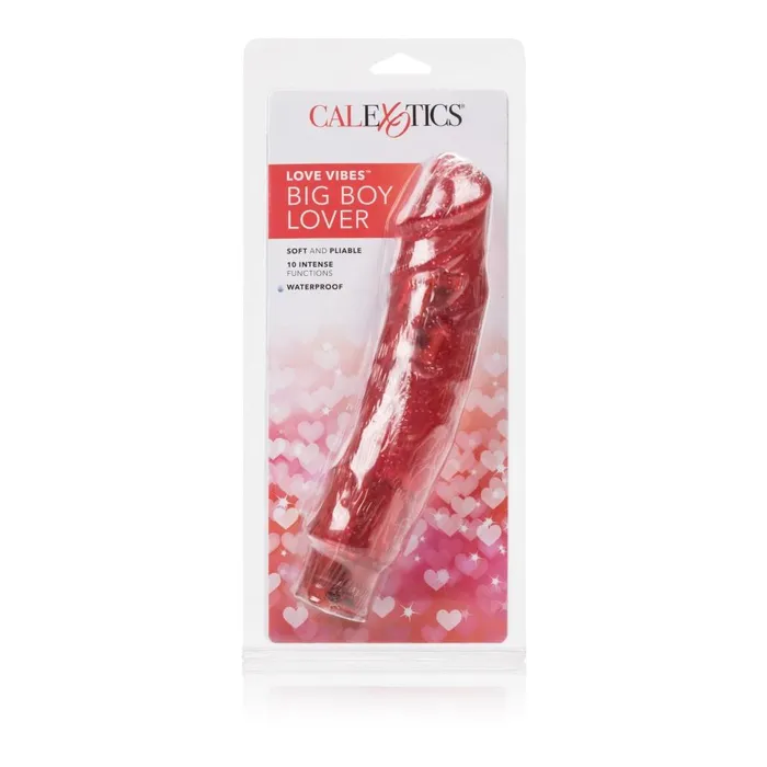 California Exotics Love Vibes Big Boy Lover Glitter Jelly Vibe Vibrators