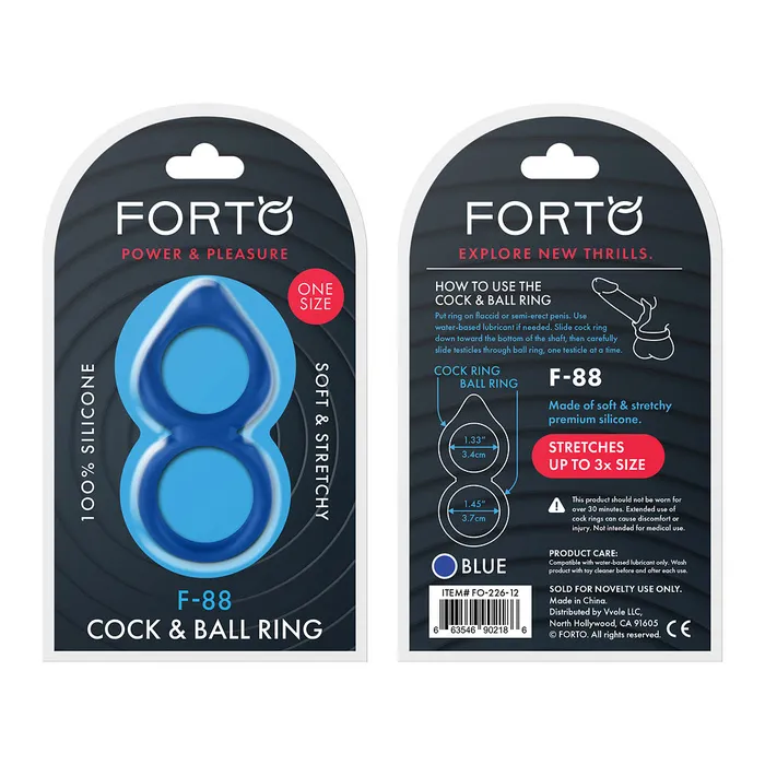 FORTO Anal FORTO F88 Double CRing Black