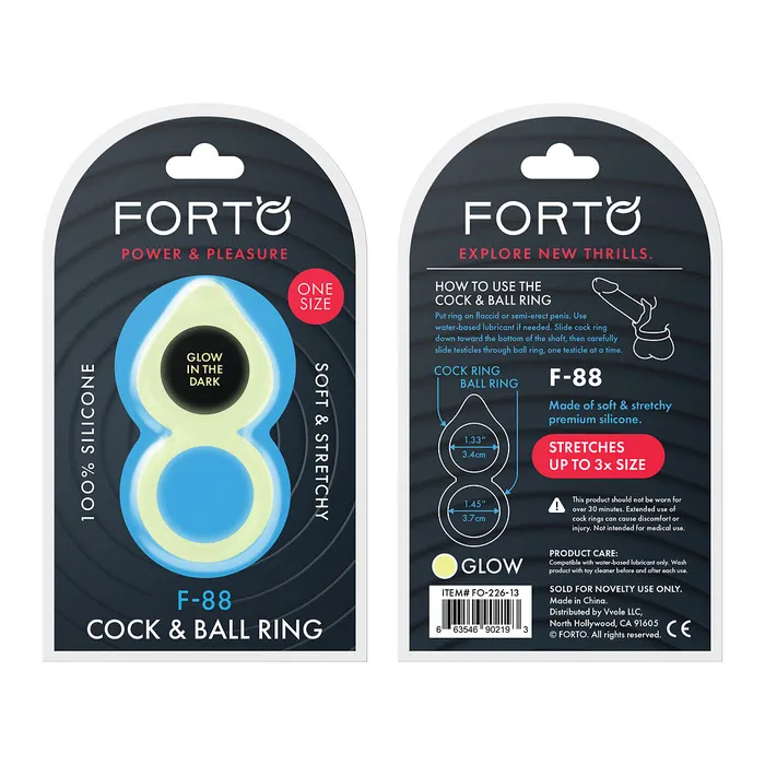 FORTO Anal FORTO F88 Double CRing Black