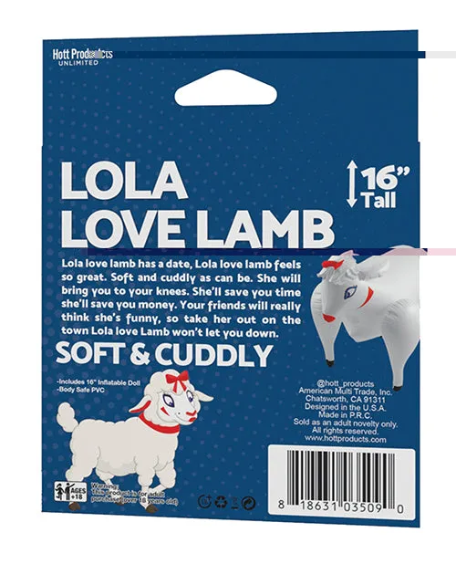Hott Products Lola Love Lamb Blow Up Sheep Vibrators