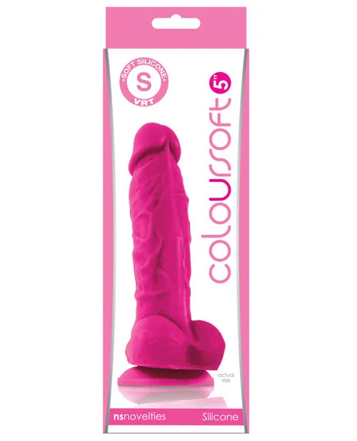 NS Novelties Dildos Coloursoft 5 Silicone Soft Dildo