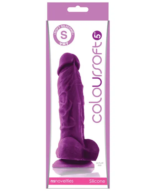 NS Novelties Dildos Coloursoft 5 Silicone Soft Dildo